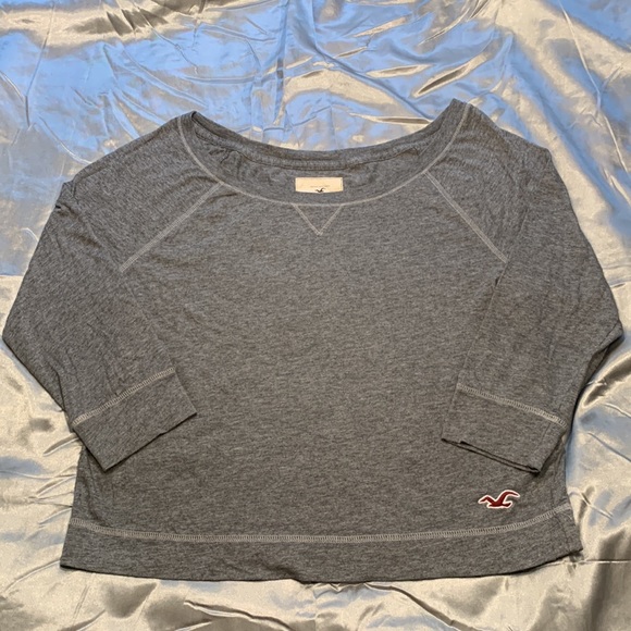 🌹 VINTAGE Hollister •  Super Soft Gray Casual Shirt - Picture 4 of 6